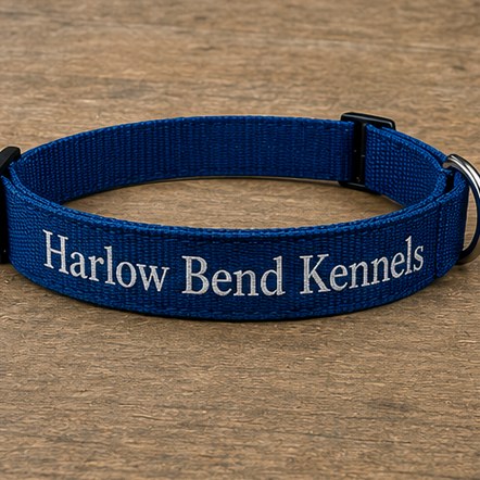 Embroidered Nylon Collars